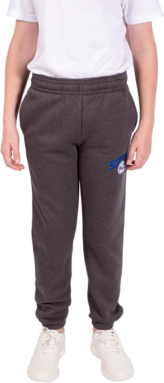 imageUltra Game Youth NBA Official Soft Fleece Active Jogger SweatpantsHeather Charcoal