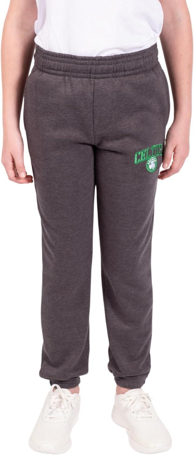 imageUltra Game Youth NBA Official Soft Fleece Active Jogger SweatpantsHeather Charcoal
