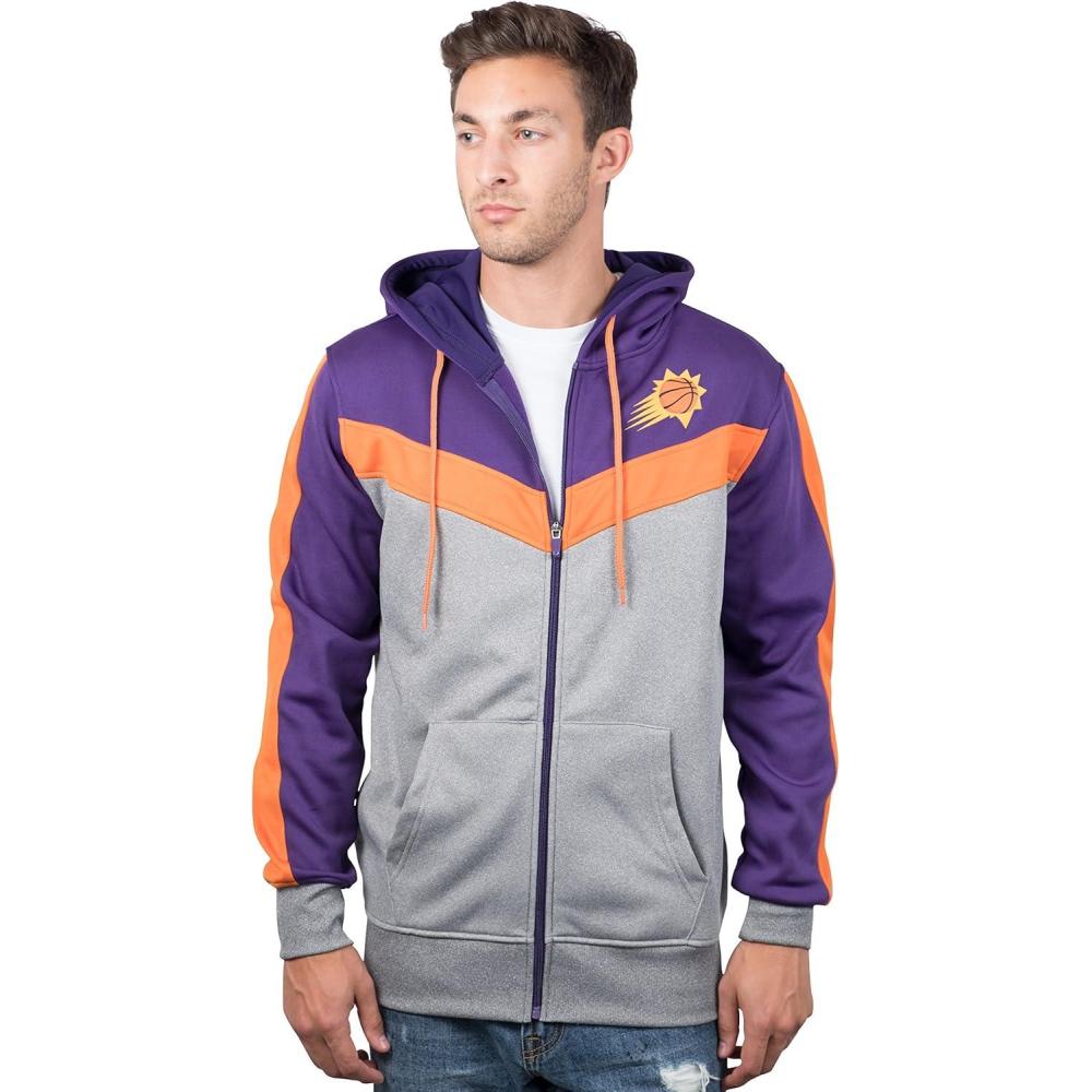 imageUltra Game Mens NBA Official Supremely Soft Full Zip Hoodie SweatshirtDark Purple
