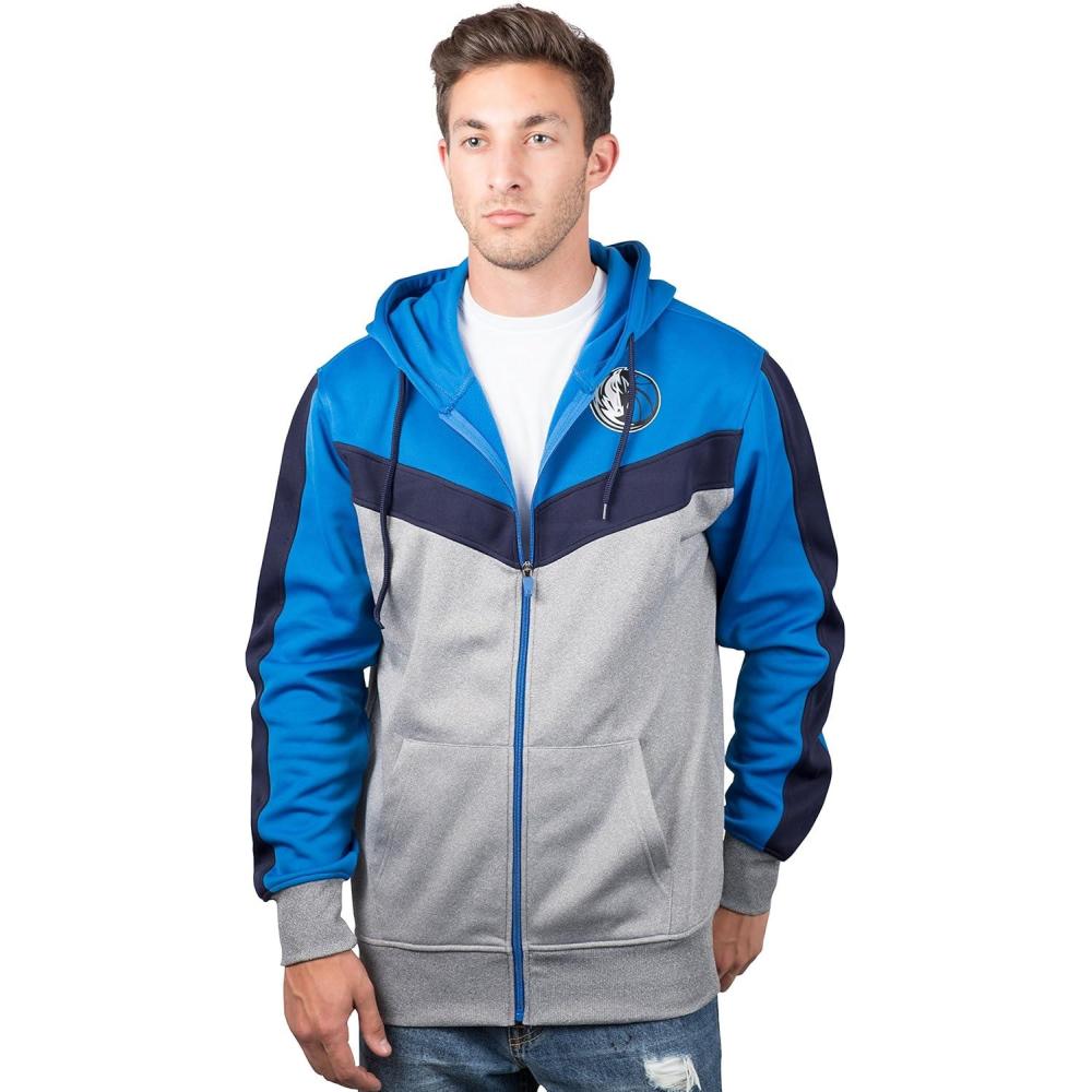 imageUltra Game Mens NBA Official Supremely Soft Full Zip Hoodie SweatshirtDeep Blue
