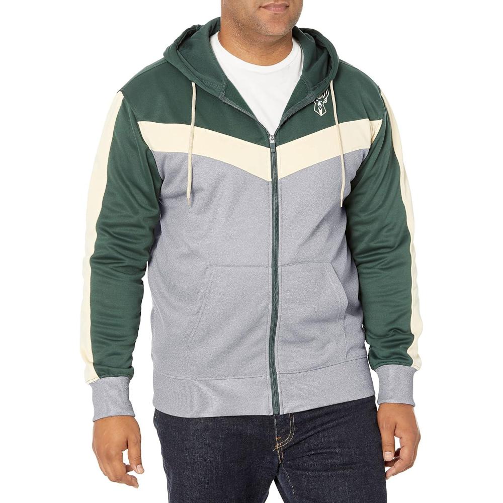 imageUltra Game Mens NBA Official Supremely Soft Full Zip Hoodie SweatshirtHunter Green