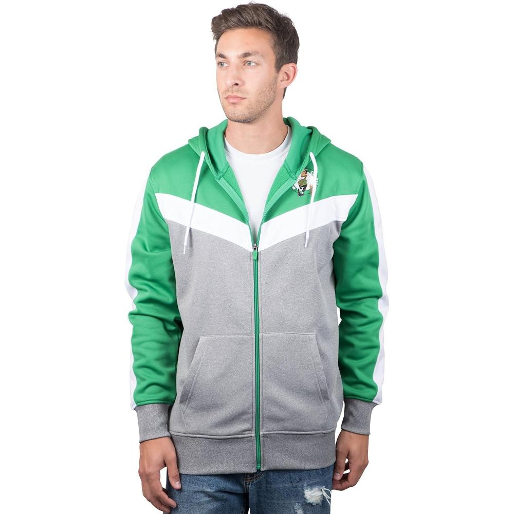 imageUltra Game Mens NBA Official Supremely Soft Full Zip Hoodie SweatshirtKelly Green