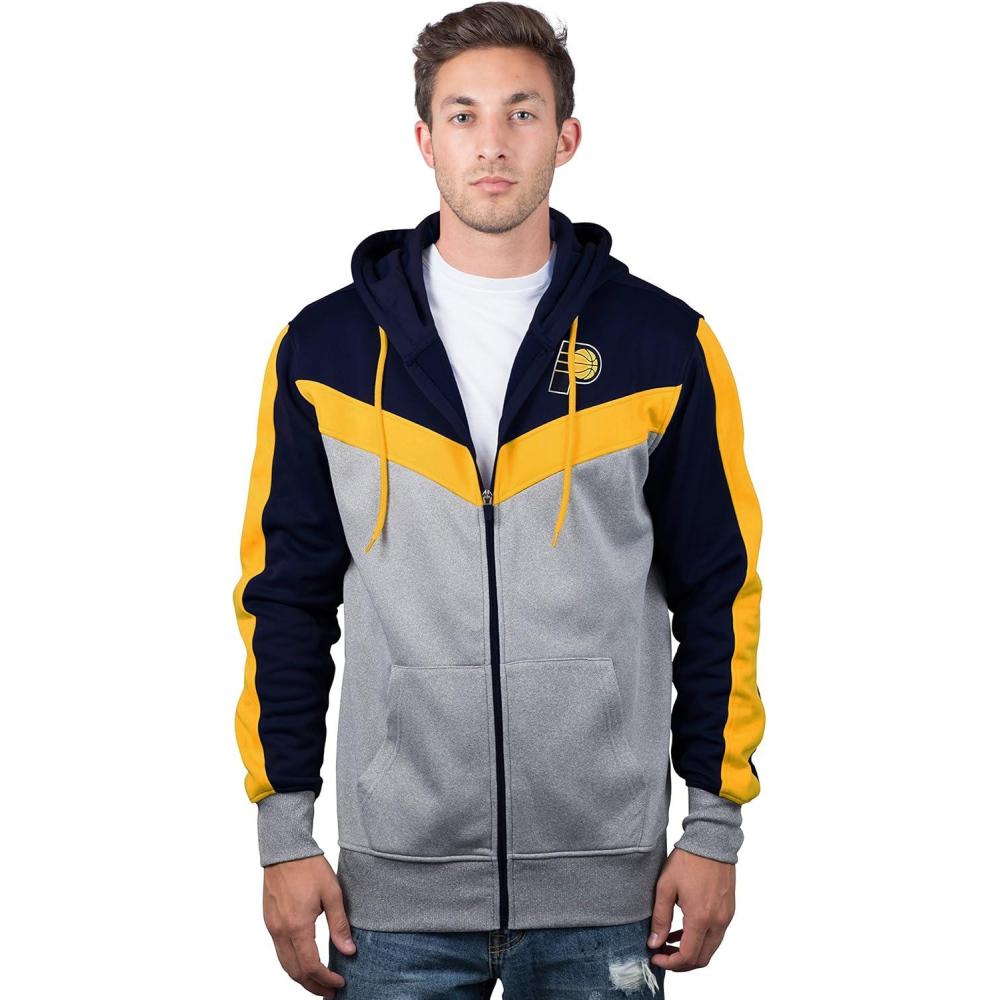 imageUltra Game Mens NBA Official Supremely Soft Full Zip Hoodie SweatshirtNavy
