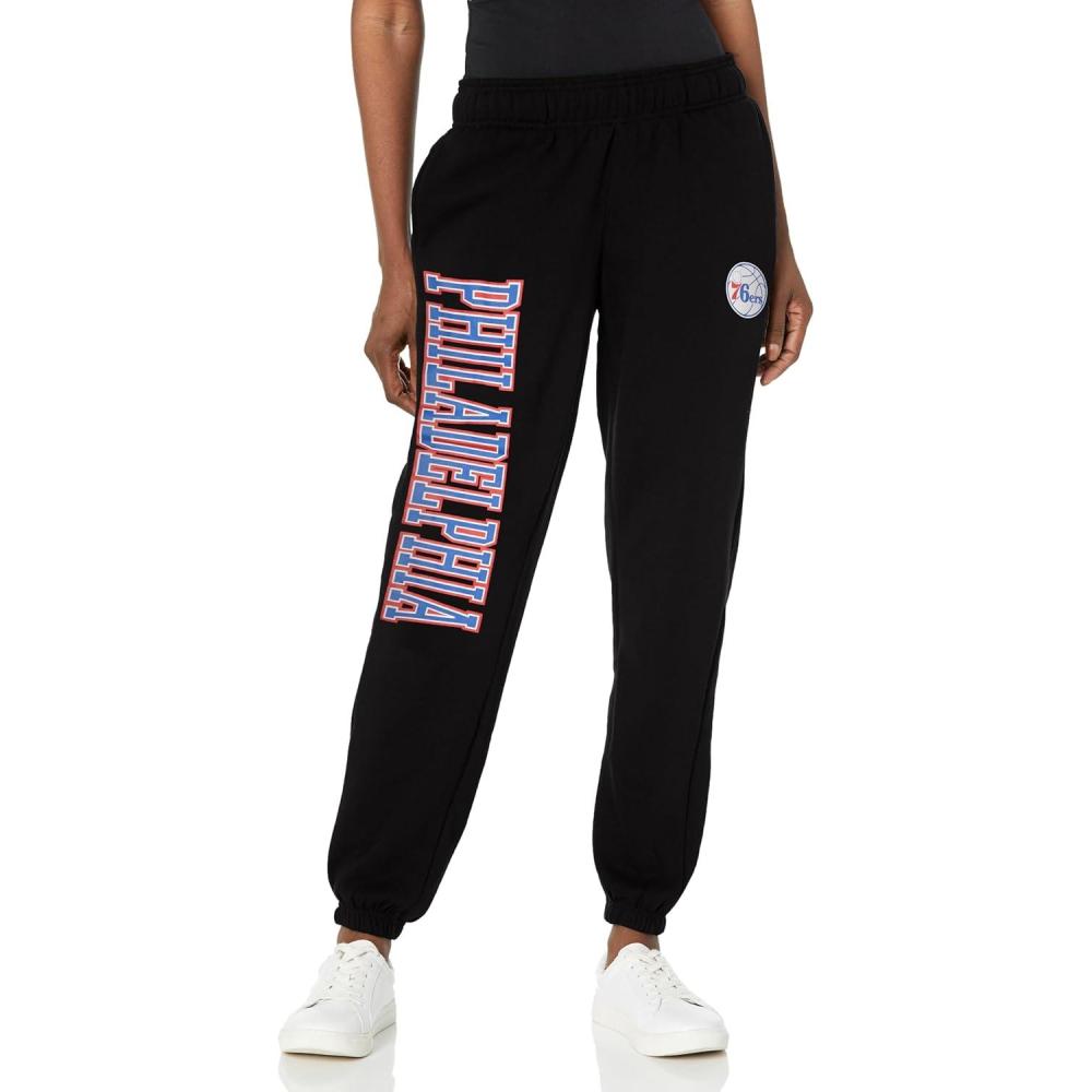 imageUltra Game NBA Womens Womens Super Soft Active Fleece Sweatpants JoggersBlack