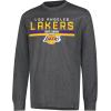 imageUltra Game Mens NBA Official Active Long Sleeves Pullover TShirtHeather Charcoal