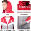 imageUltra Game Mens NBA Official Supremely Soft Full Zip Hoodie SweatshirtRed