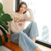 imageUltra Game Womens NBA Official Super Soft Crop Top Pullover SweatshirtSand