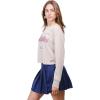 imageUltra Game Womens NBA Official Super Soft Crop Top Pullover SweatshirtSand