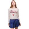 imageUltra Game Womens NBA Official Super Soft Crop Top Pullover SweatshirtSand