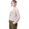 imageUltra Game Womens NBA Official Super Soft Crop Top Pullover SweatshirtSand