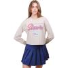 imageUltra Game Womens NBA Official Super Soft Crop Top Pullover SweatshirtSand