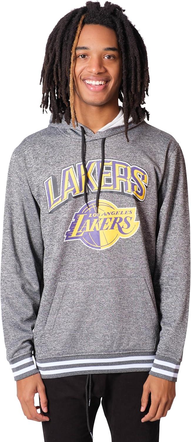 imageUltra Game Mens NBA Official Soft Fleece Hoodie SweatshirtHeather Charcoal