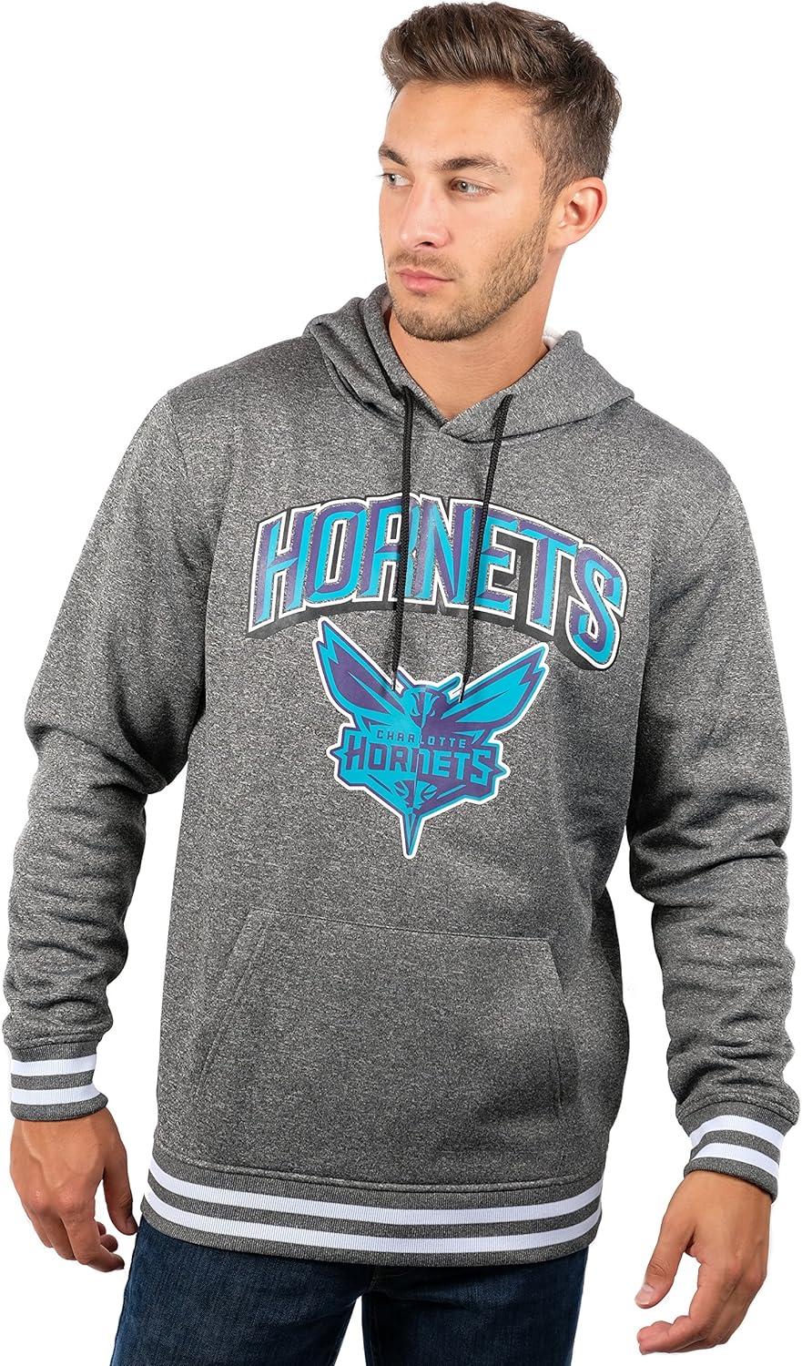 imageUltra Game Mens NBA Official Soft Fleece Hoodie SweatshirtHeather Charcoal