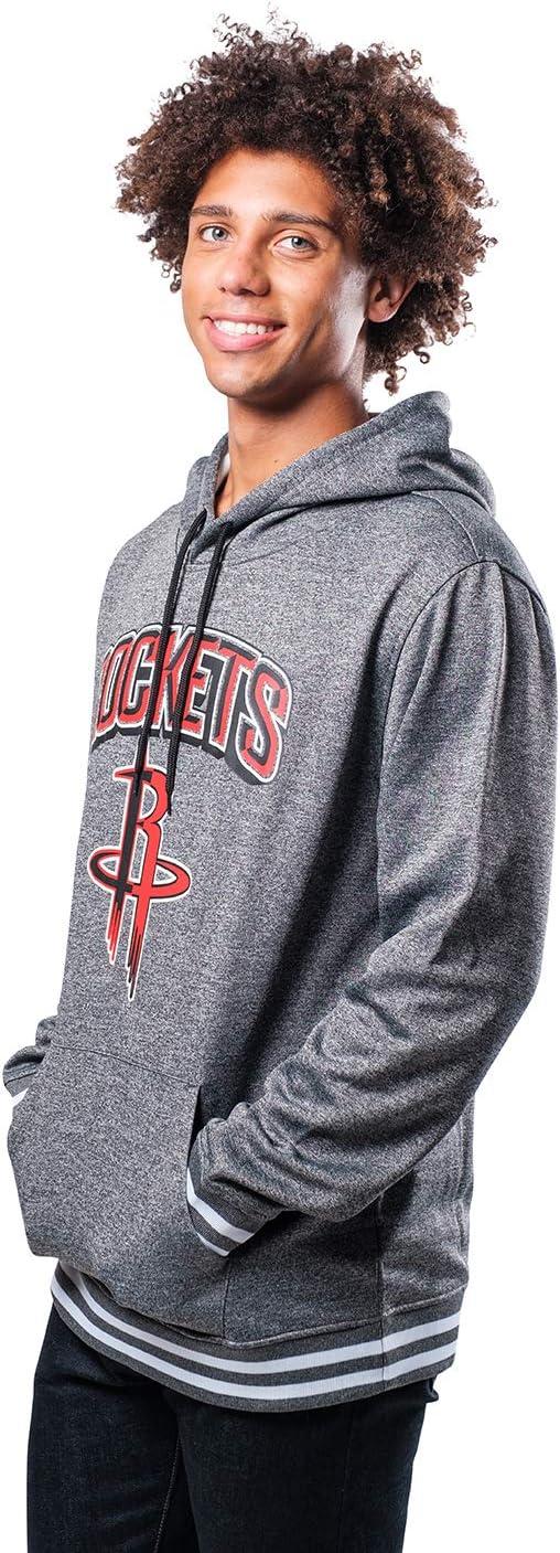imageUltra Game Mens NBA Official Soft Fleece Hoodie SweatshirtHeather Charcoal