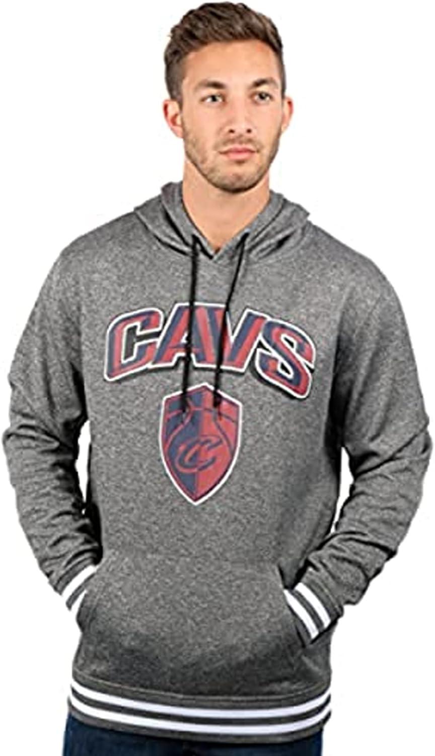 imageUltra Game Mens NBA Official Soft Fleece Hoodie SweatshirtHeather Charcoal