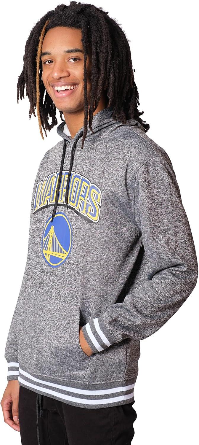 imageUltra Game Mens NBA Official Soft Fleece Hoodie SweatshirtHeather Charcoal
