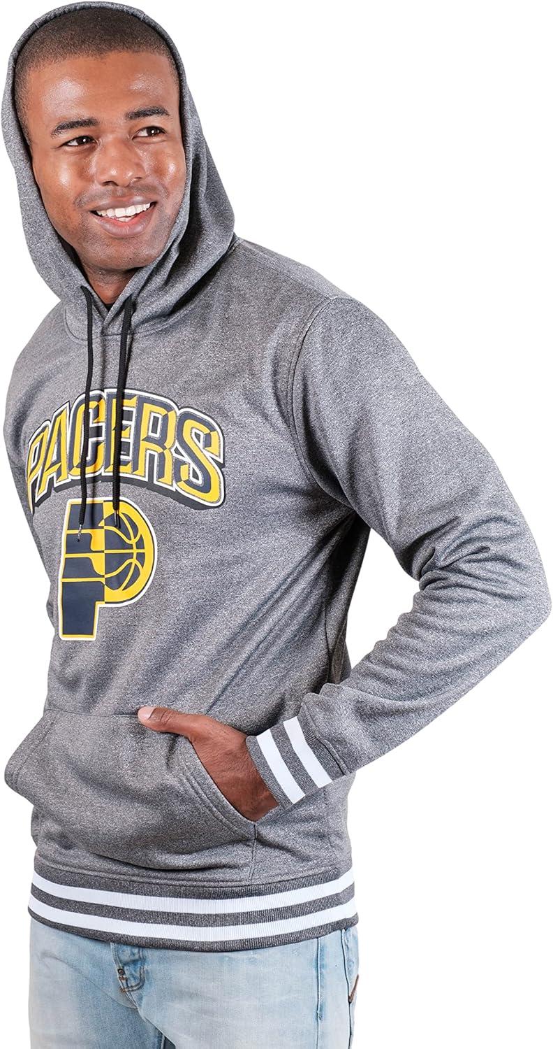 imageUltra Game Mens NBA Official Soft Fleece Hoodie SweatshirtHeather Charcoal