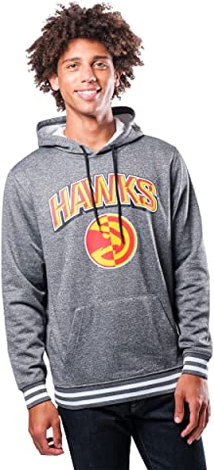 imageUltra Game Mens NBA Official Soft Fleece Hoodie SweatshirtHeather Charcoal