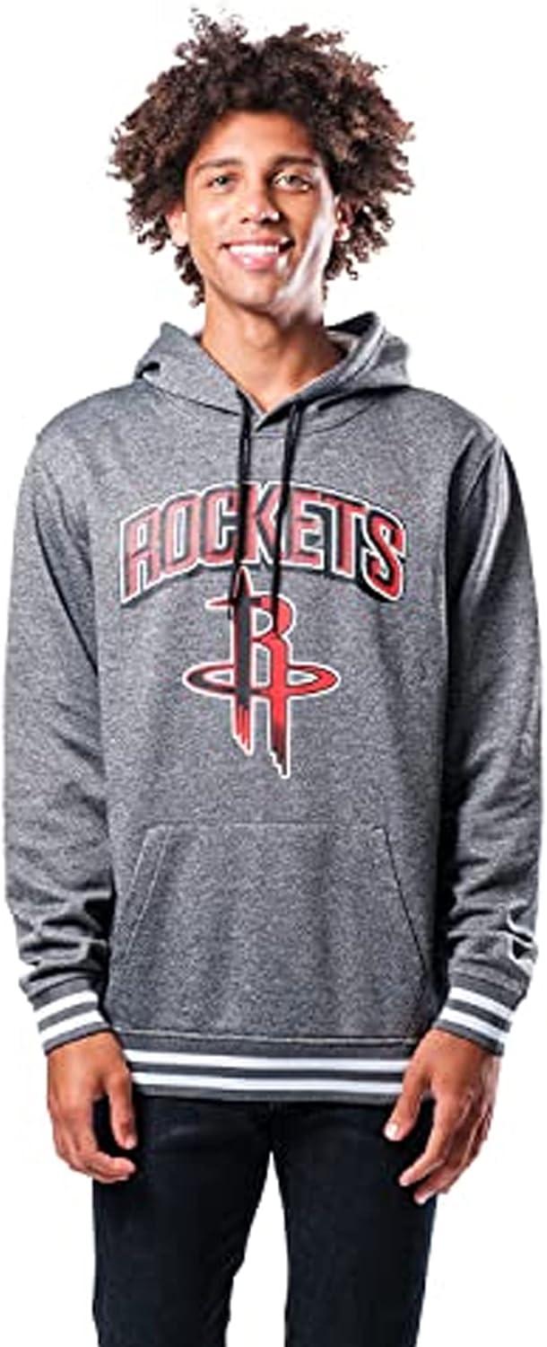 imageUltra Game Mens NBA Official Soft Fleece Hoodie SweatshirtHeather Charcoal