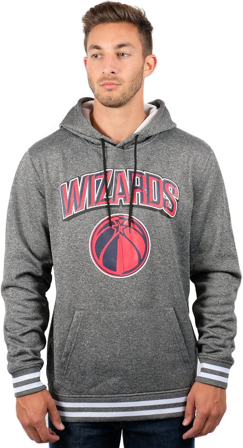 imageUltra Game Mens NBA Official Soft Fleece Hoodie SweatshirtHeather Charcoal