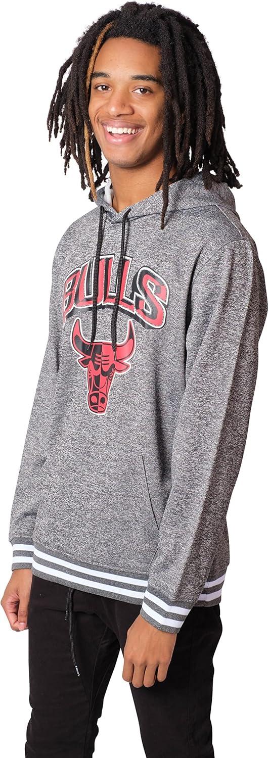imageUltra Game Mens NBA Official Soft Fleece Hoodie SweatshirtHeather Charcoal