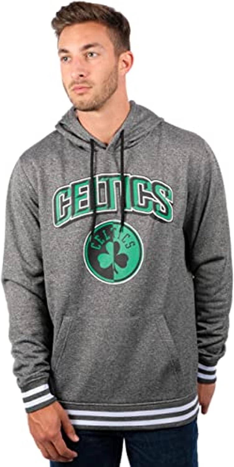 imageUltra Game Mens NBA Official Soft Fleece Hoodie SweatshirtHeather Charcoal