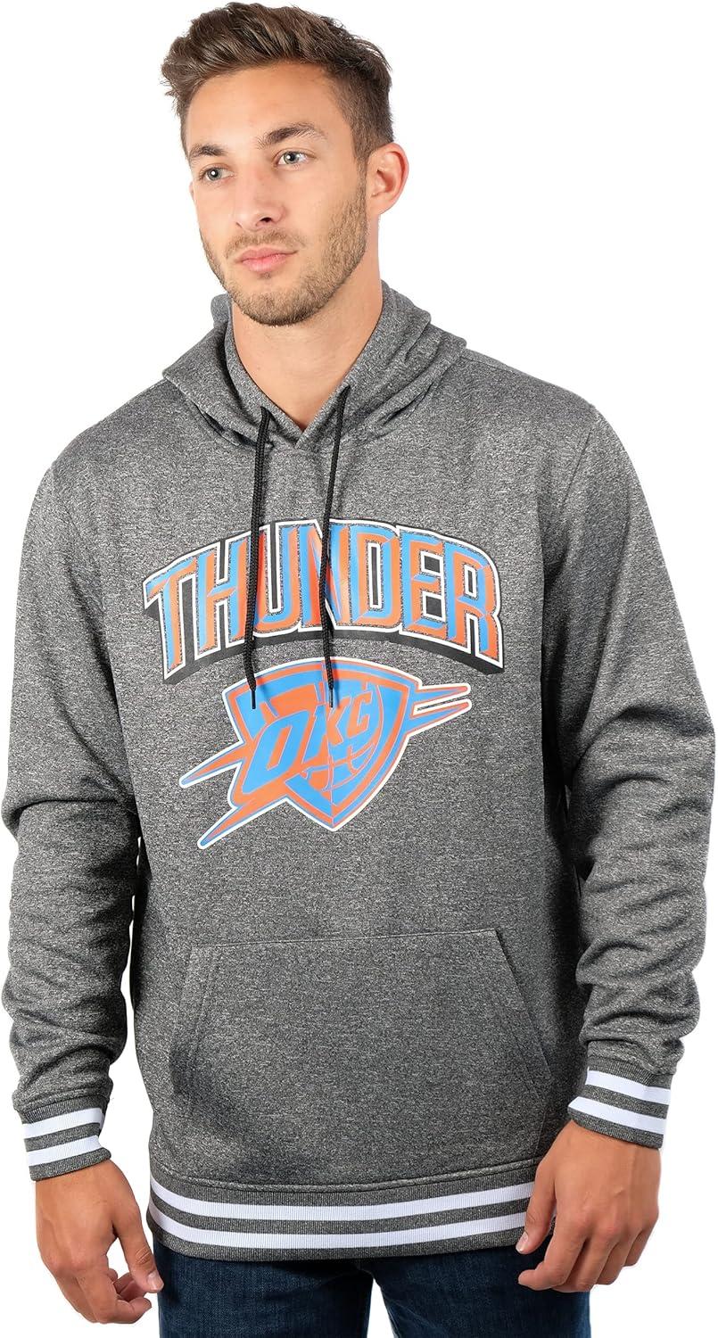 imageUltra Game Mens NBA Official Soft Fleece Hoodie SweatshirtHeather Charcoal