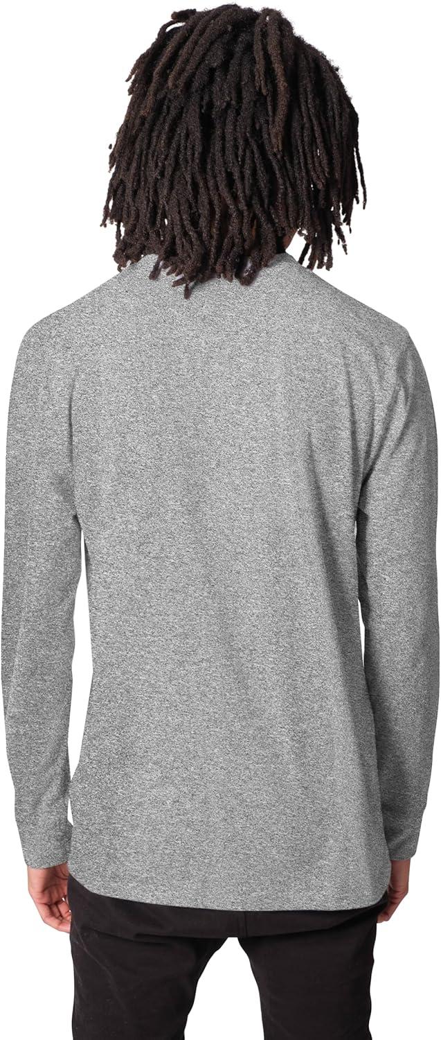 imageUltra Game Mens NBA Official Super Soft Supreme Long Sleeve TShirtHeather Gray