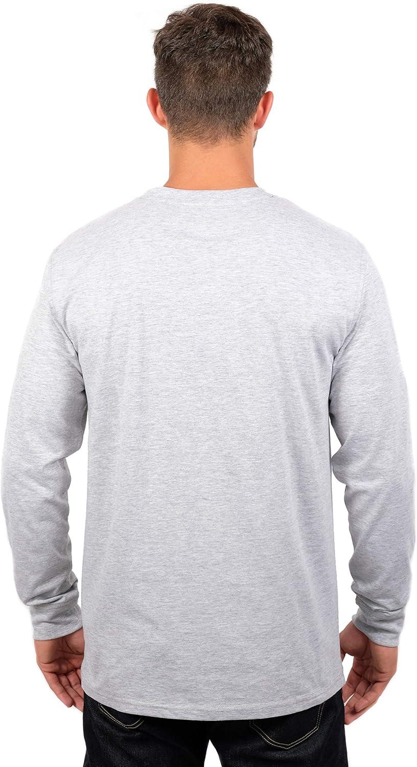 imageUltra Game Mens NBA Official Super Soft Supreme Long Sleeve TShirtHeather Gray