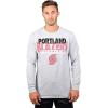 imageUltra Game Mens NBA Official Super Soft Supreme Long Sleeve TShirtHeather Gray