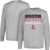 imageUltra Game Mens NBA Official Super Soft Supreme Long Sleeve TShirtHeather Gray