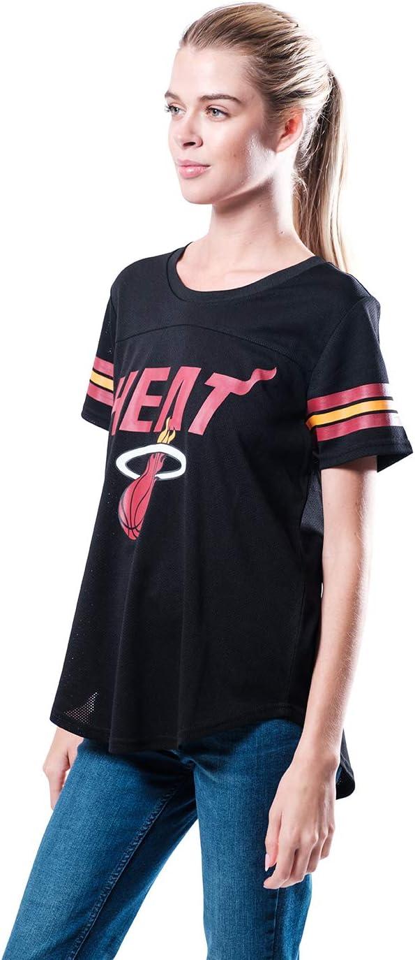 imageUltra Game Womens NBA Official Super Soft Mesh TShirtBlack