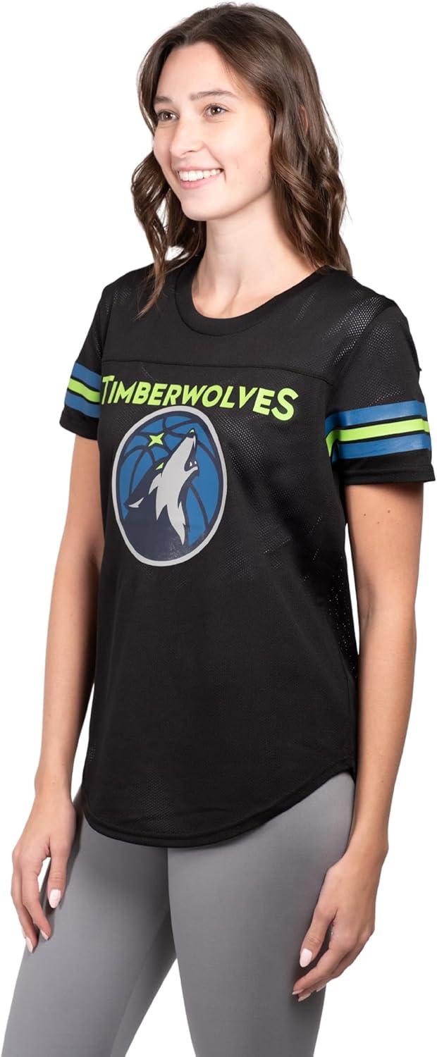 imageUltra Game Womens NBA Official Super Soft Mesh TShirtBlack