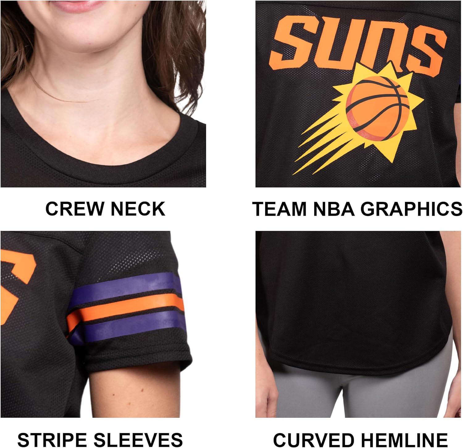 imageUltra Game Womens NBA Official Super Soft Mesh TShirtBlack