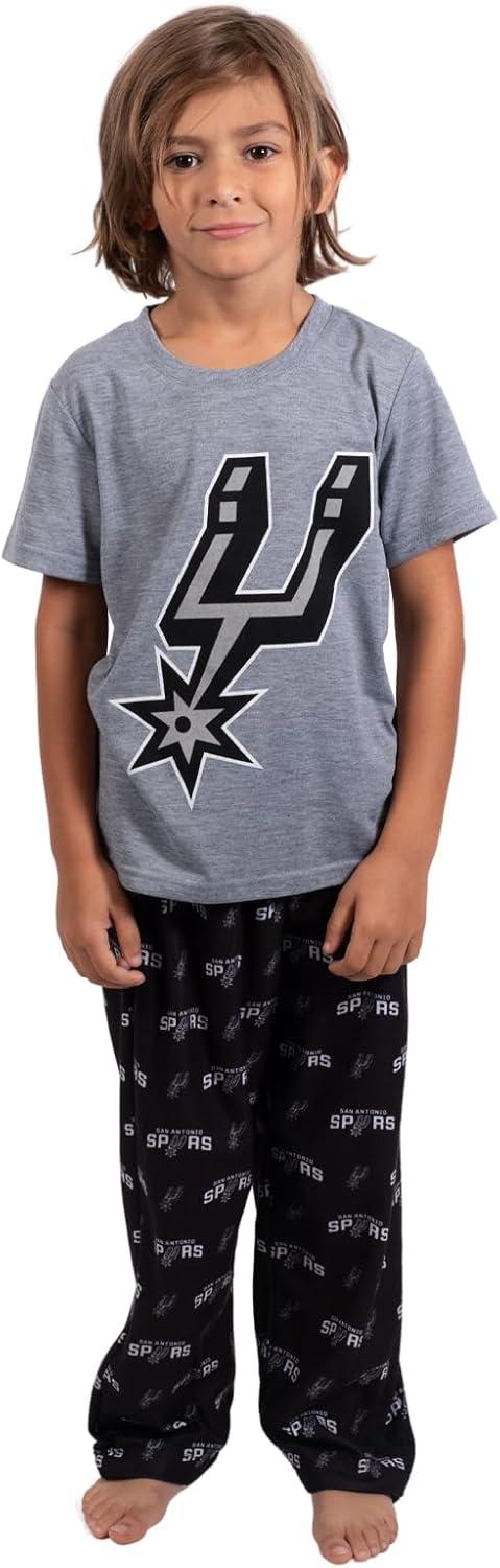 imageUltra Game Youth NBA Official 2 Piece Pajama Pants ampamp TShirt SetToddler Sizes