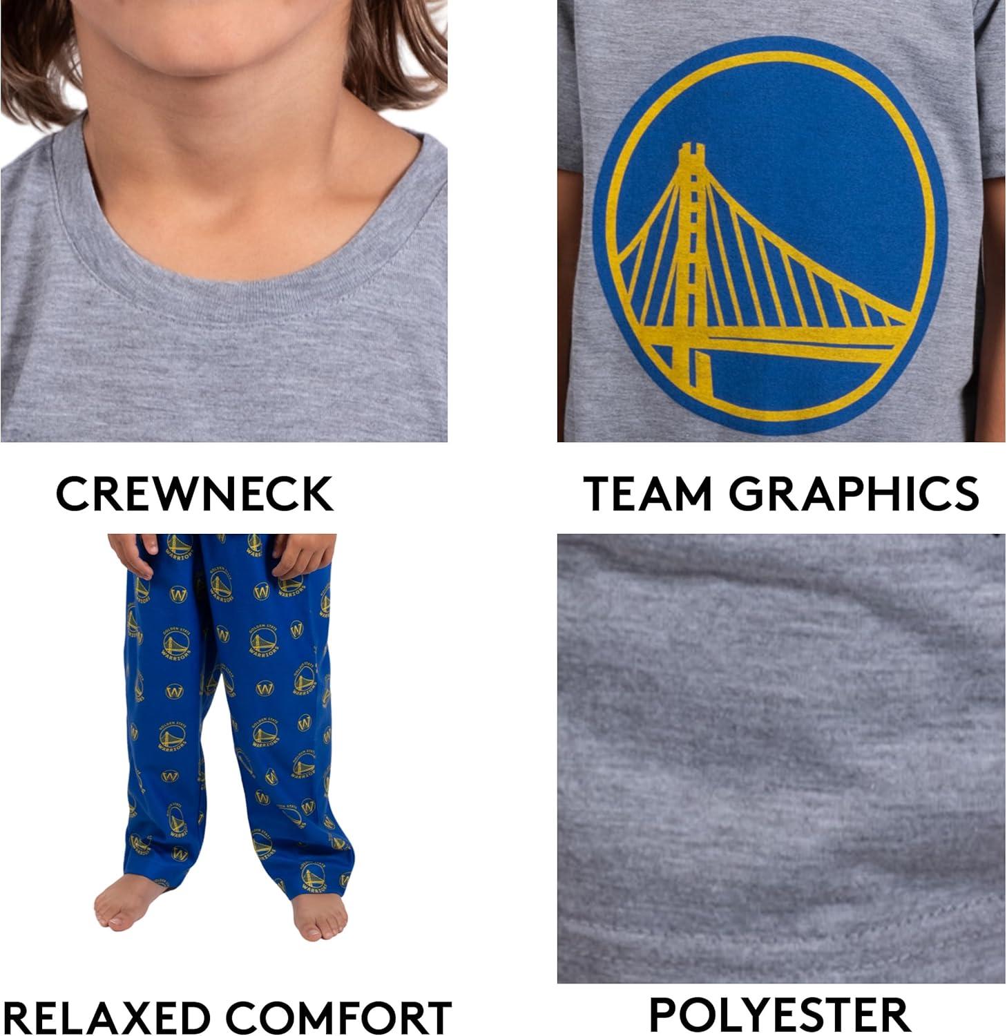 imageUltra Game Youth NBA Official 2 Piece Pajama Pants ampamp TShirt SetToddler Sizes