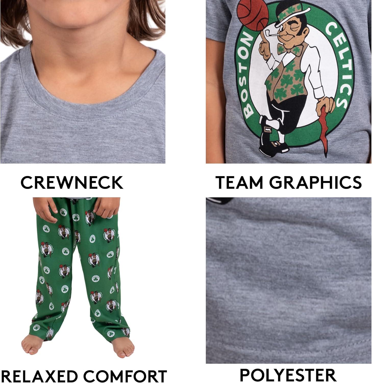 imageUltra Game Youth NBA Official 2 Piece Pajama Pants ampamp TShirt SetToddler Sizes