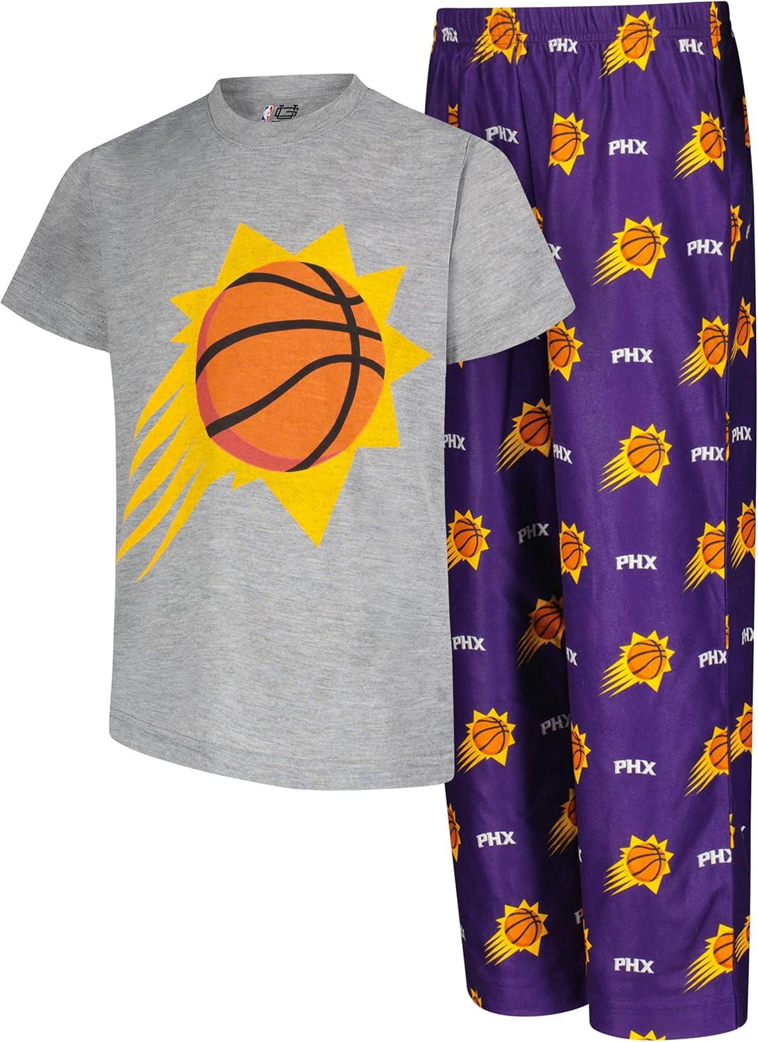 imageUltra Game Youth NBA Official 2 Piece Pajama Pants ampamp TShirt SetToddler Sizes