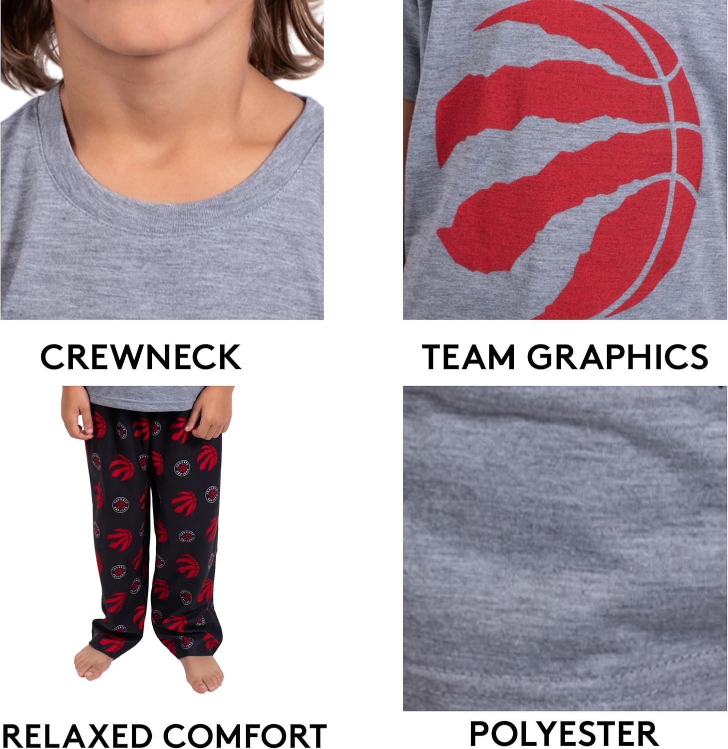 imageUltra Game Youth NBA Official 2 Piece Pajama Pants ampamp TShirt SetToddler Sizes
