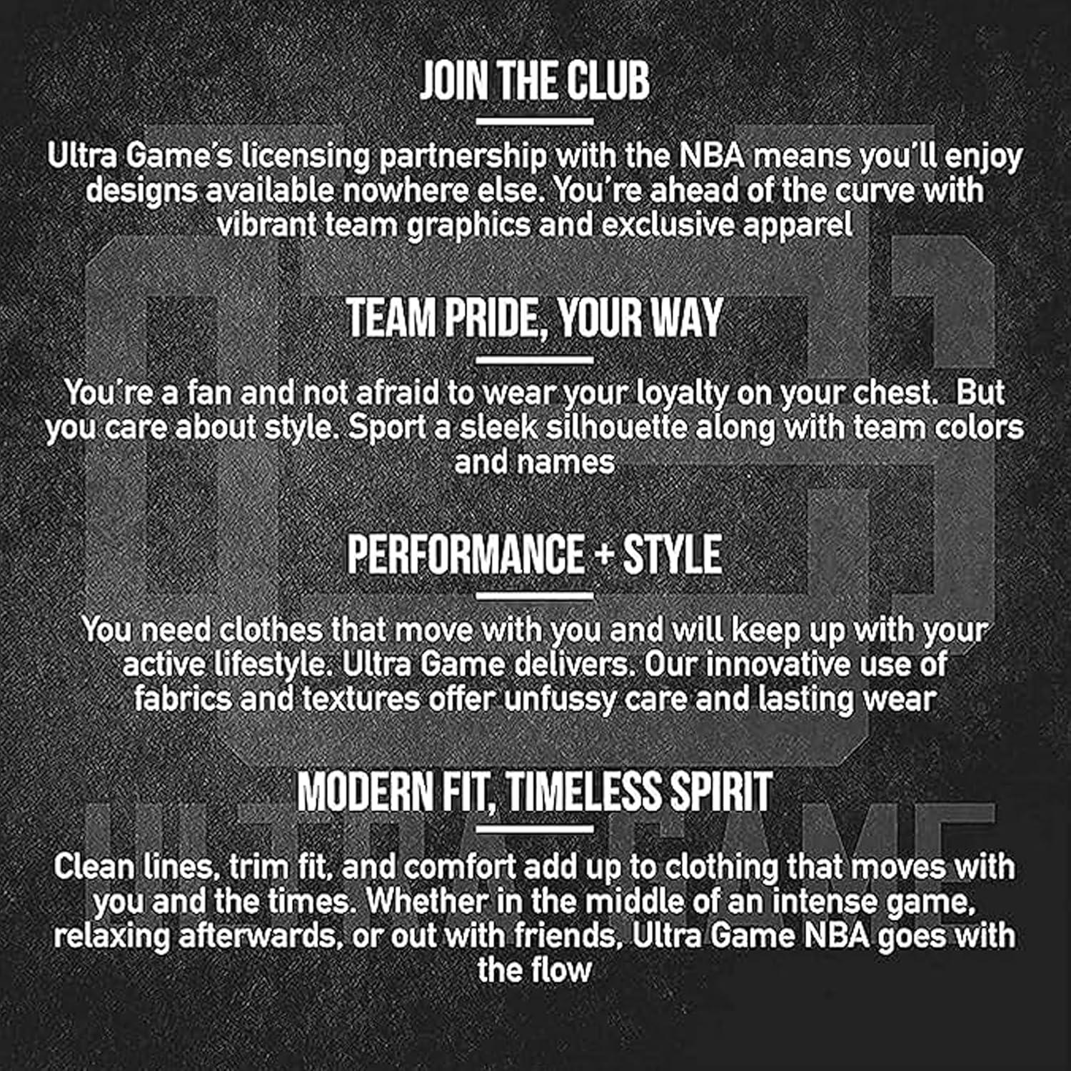 imageUltra Game Youth NBA Official Standard Super Soft Teamster Hoodie SweatshirtTeam Color