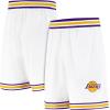 imageUltra Game Mens NBA Official Active Knit 8quot Showtime Basketball Training ShortsWhite