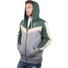 imageUltra Game Mens NBA Official Contrast Back Cut Full Zip Hoodie SweatshirtHunter Green