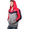 imageUltra Game Mens NBA Official Contrast Back Cut Full Zip Hoodie SweatshirtRed