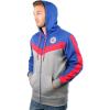 imageUltra Game Mens NBA Official Contrast Back Cut Full Zip Hoodie SweatshirtRoyal