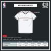 imageUltra Game Mens NBA Official Jersey VNeck Mesh Short Sleeve Tee ShirtBlack