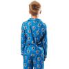 imageUltra Game Youth NBA Official 2Piece Pajama Pants ampamp Button Down Shirt SetBoys Sizes