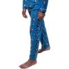 imageUltra Game Youth NBA Official 2Piece Pajama Pants ampamp Button Down Shirt SetBoys Sizes