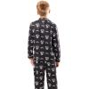 imageUltra Game Youth NBA Official 2Piece Pajama Pants ampamp Button Down Shirt SetBoys Sizes