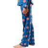 imageUltra Game Youth NBA Official 2Piece Pajama Pants ampamp Button Down Shirt SetBoys Sizes