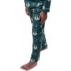 imageUltra Game Youth NBA Official 2Piece Pajama Pants ampamp Button Down Shirt SetBoys Sizes